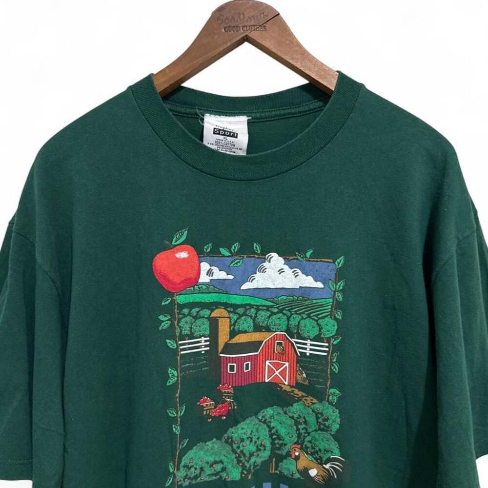 Vintage 90s Gopher Sport Farmhouse Graphic T-Shirt XL